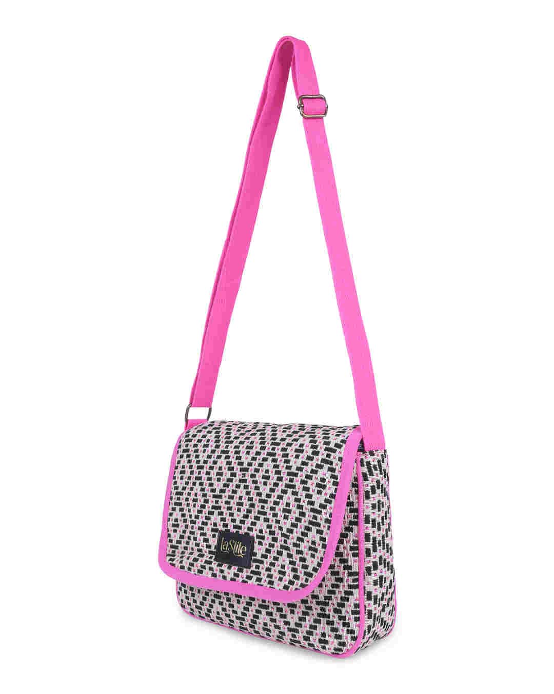 LA STILE Cotton Sling Bag