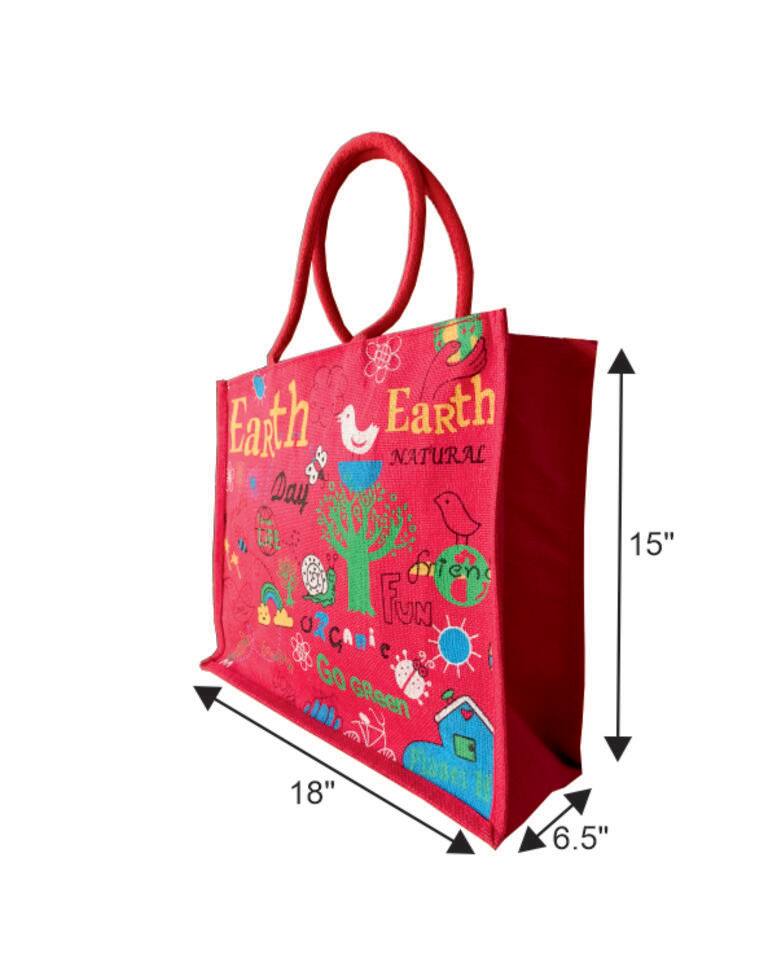 VELITE BAGS Jute Tote Bag