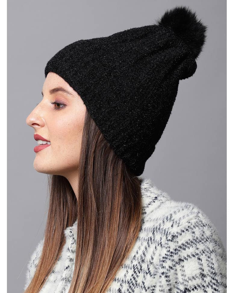 Acrylic Self-design Woolen Caps