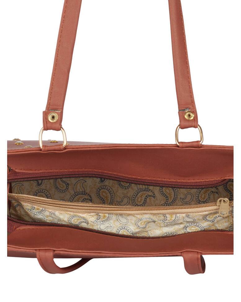 LA STILE Polyurethane (PU) Handbag