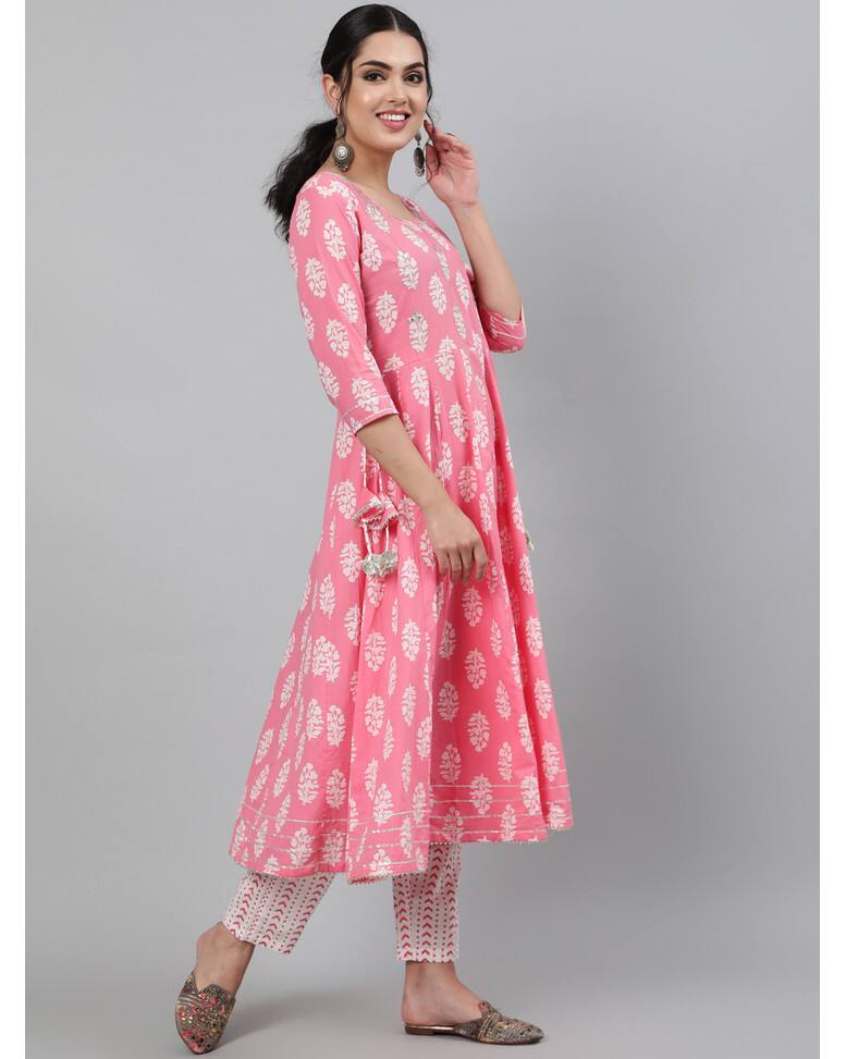 Cotton Printed Ethnic Pants SuitSet view 11