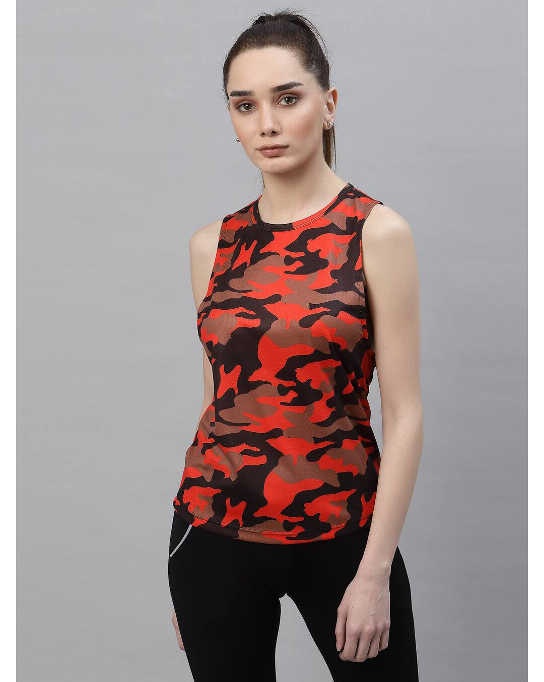 Polyester Printed Tank Top