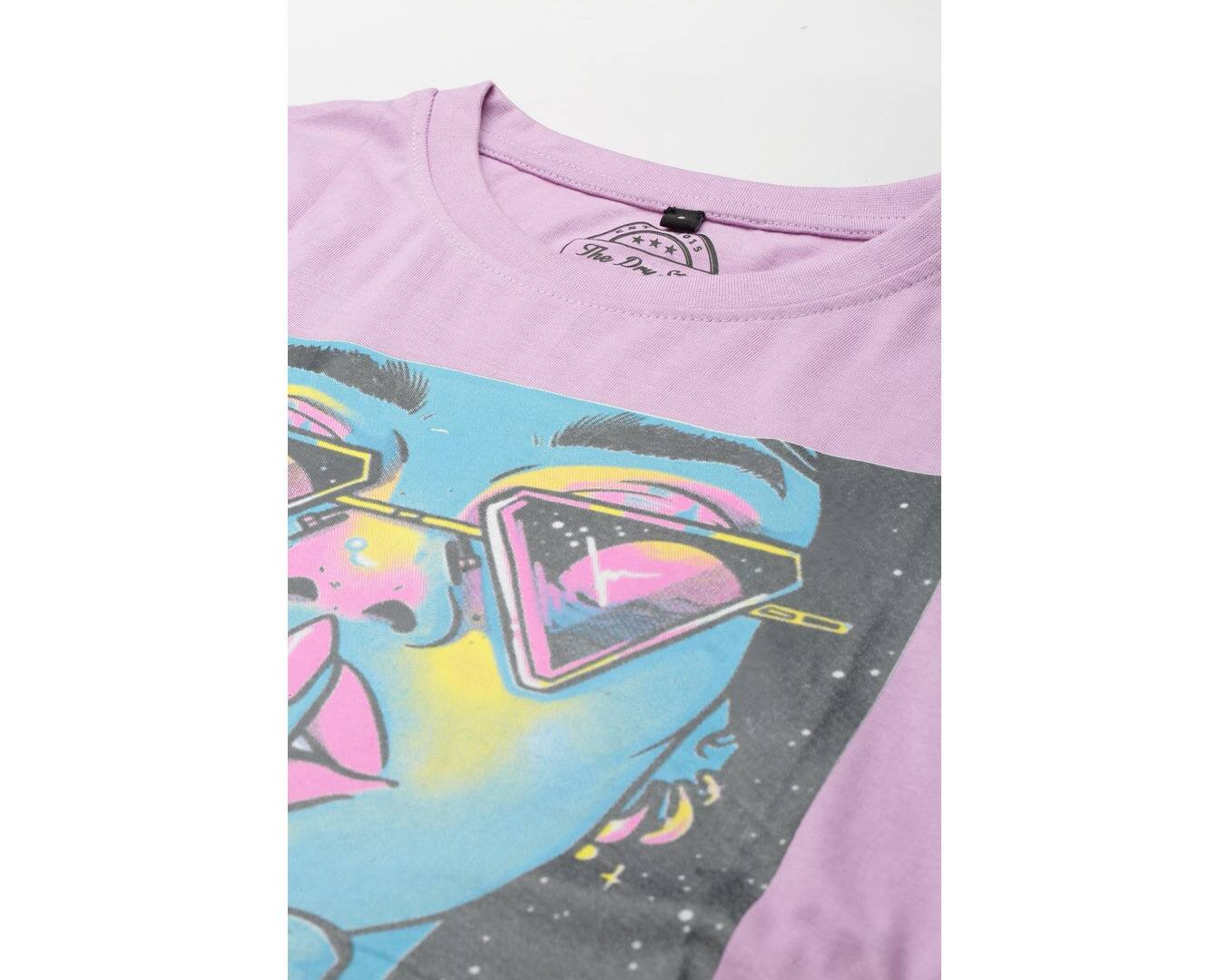 Cotton Printed Round Neck T-shirt view 7