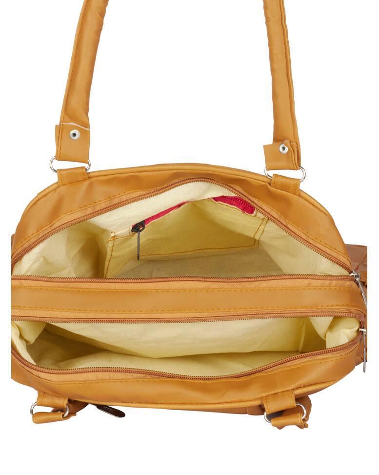 LA STILE Polyurethane (PU) Handbag