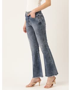 Cotton Bootcut Jeans view 9