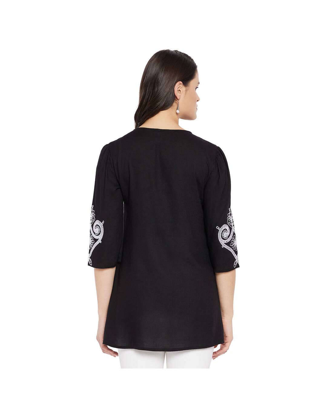 Rayon Embroidered Tunic view 2