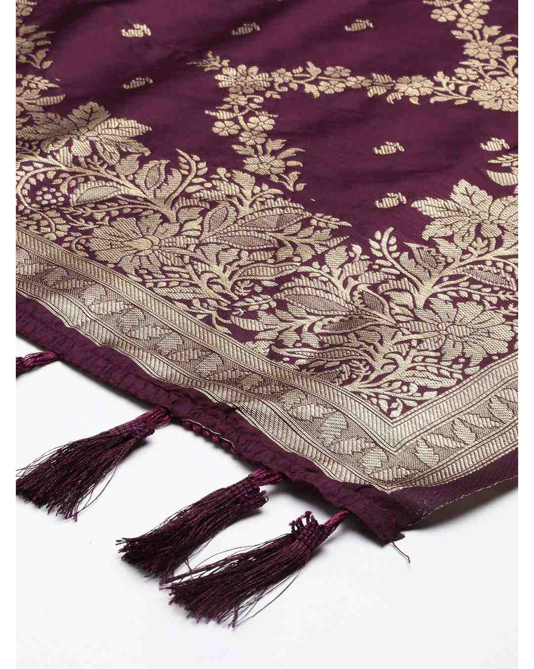 Banarasi Embellished Dupatta view 7