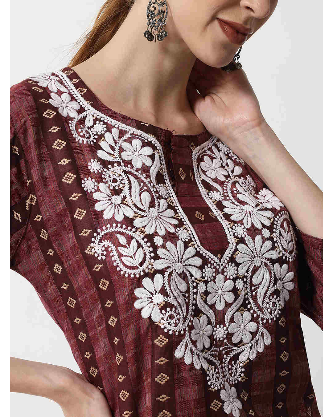 Rayon Embroidered  Palazzo SuitSet view 5