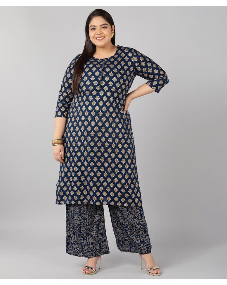 Rayon Printed Palazzo SuitSet