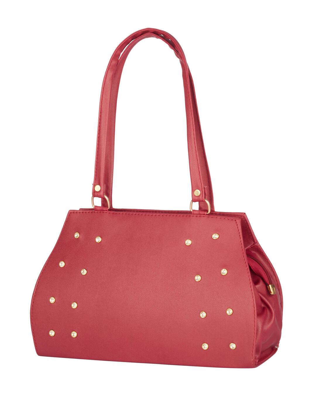 LA STILE Polyurethane (PU) Handbag