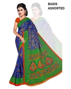Chiffon Digital Print Regular Saree view 3