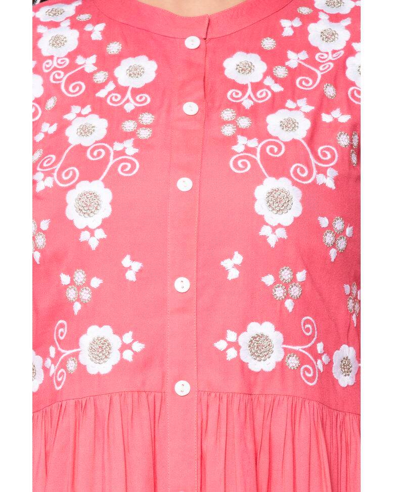 Rayon Embroidered Flared Kurta view 11