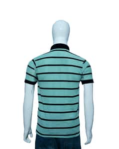Cotton Colour-block Regular Fit Polo Tshirt view 6