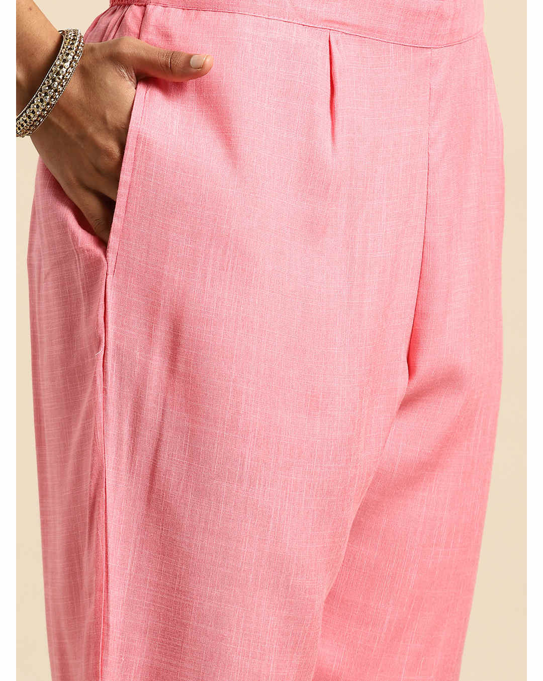 Cotton Mix Printed Ethnic Pants SuitSet view 6