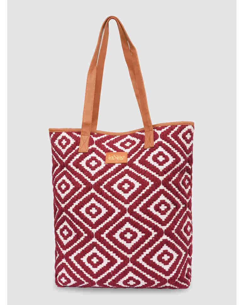 LA STILE Cotton Shoulder Bag