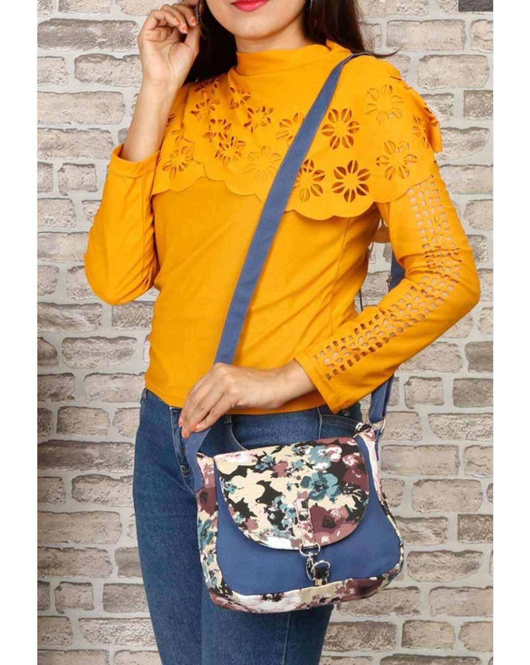VIVINKAA Canvas Sling Bag