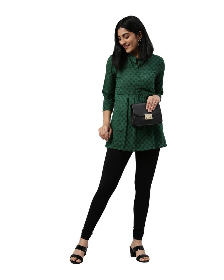 Blended Solid Chudidhar Leggings view 14