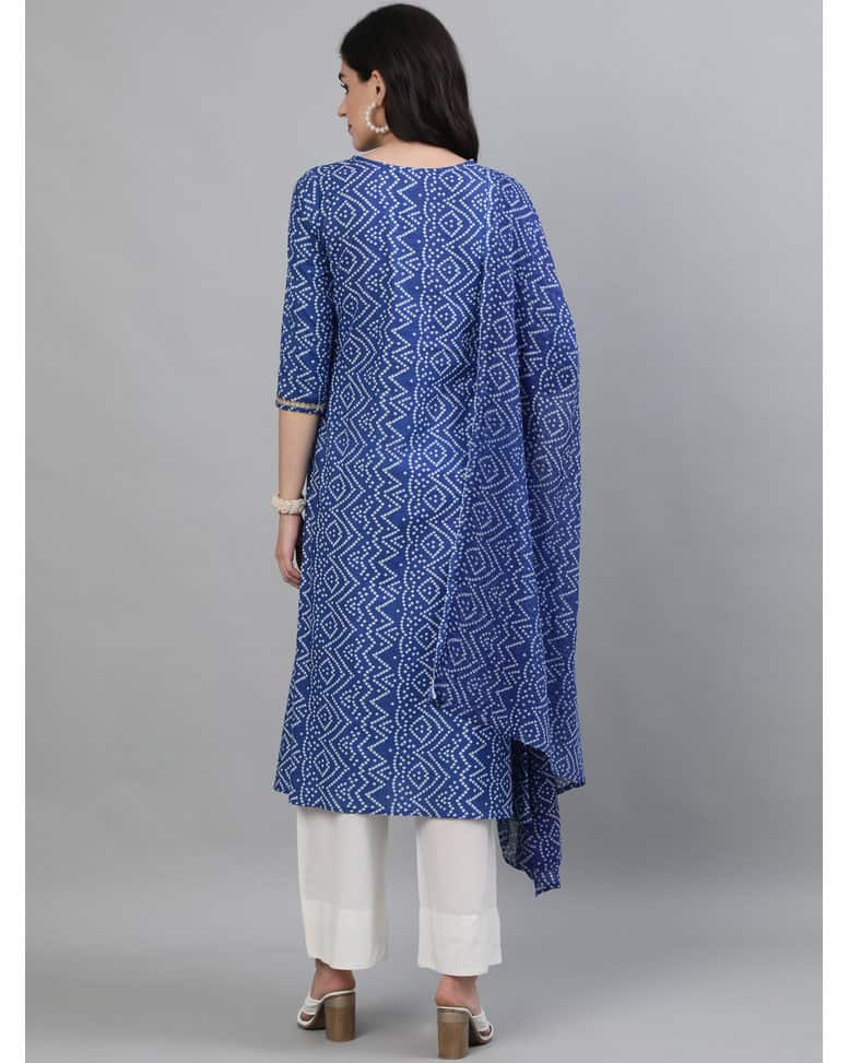 Rayon Printed palazzo SuitSet view 5