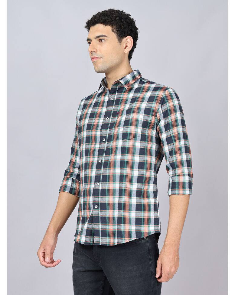 Blended Checks Casual Shirts view 5