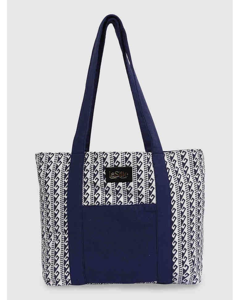 LA STILE Canvas Shoulder Bag