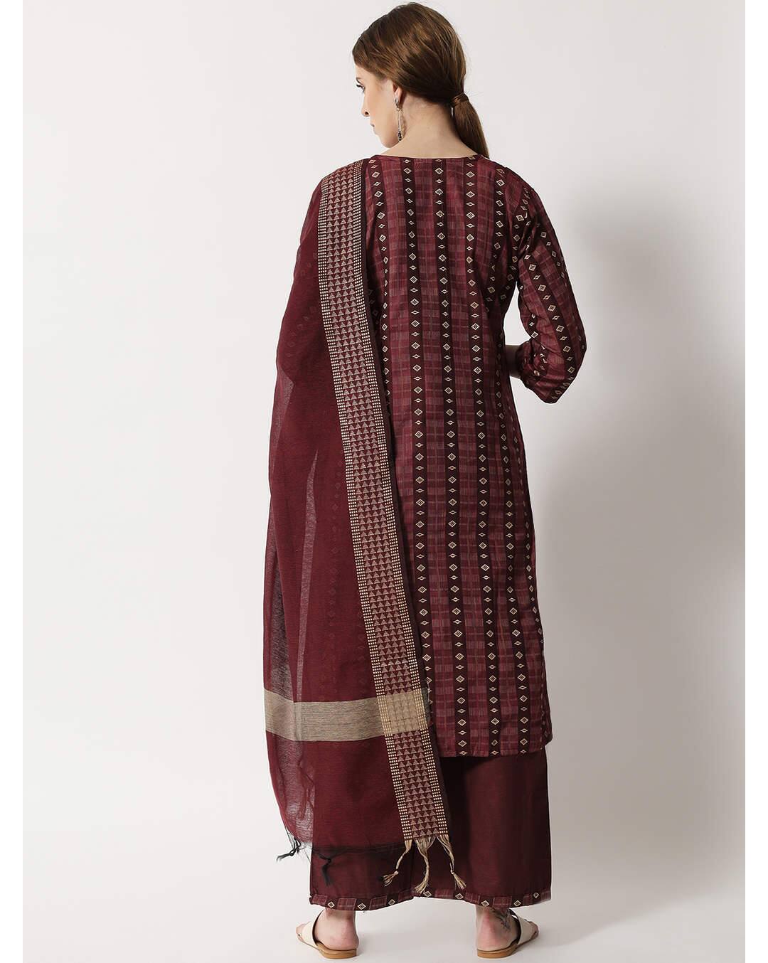 Rayon Embroidered  Palazzo SuitSet view 2