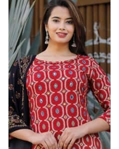 Rayon Printed Sharara SuitSet view 9