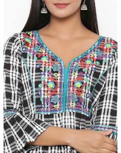 Cotton Embroidered Tunic view 15