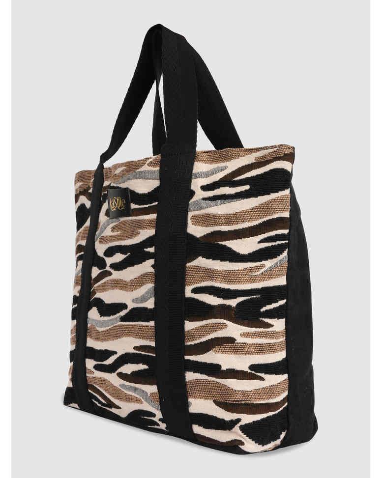 LA STILE Canvas Handbag