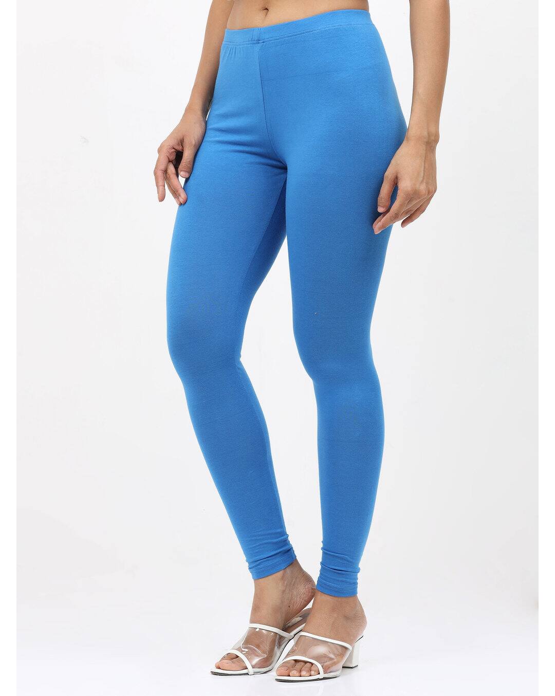 Cotton Solid Chudidhar Leggings view 4