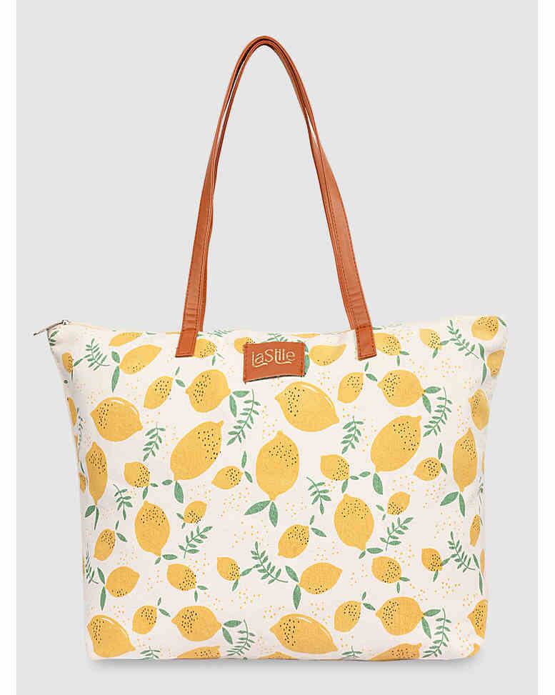 LA STILE Canvas Shoulder Bag