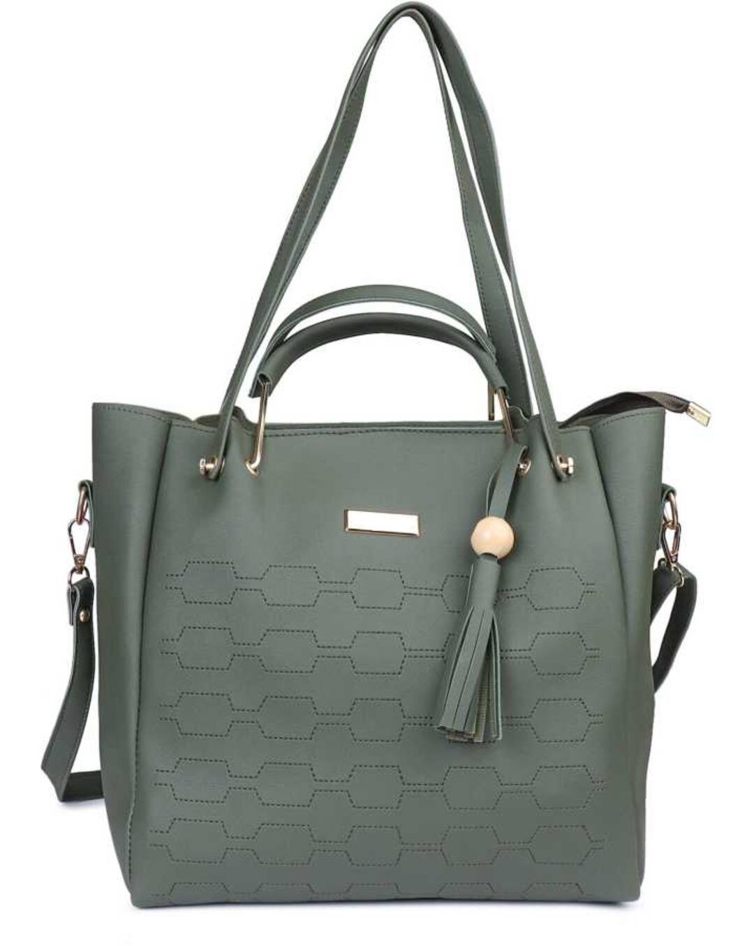 BAGANIC Polyurethane (PU) Handbag