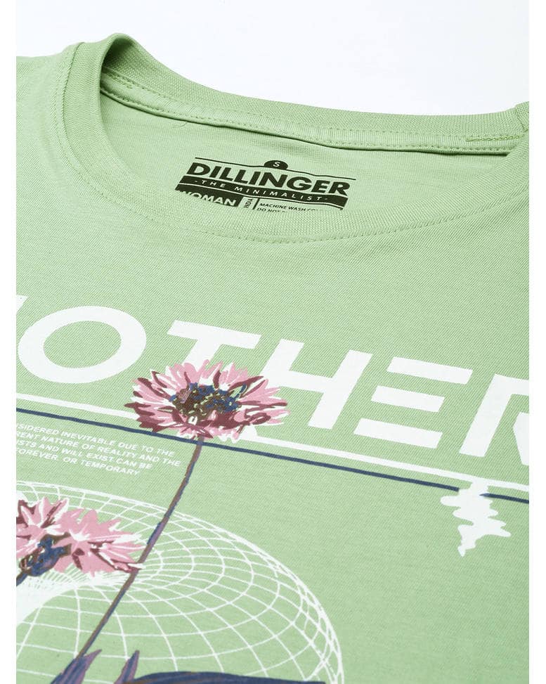Cotton Typographic Crew-Neck T-shirt view 11