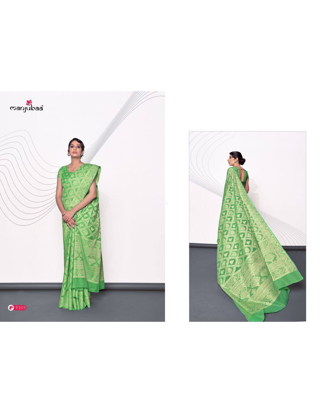 Banarasi textured  Banarasi Saree view 2