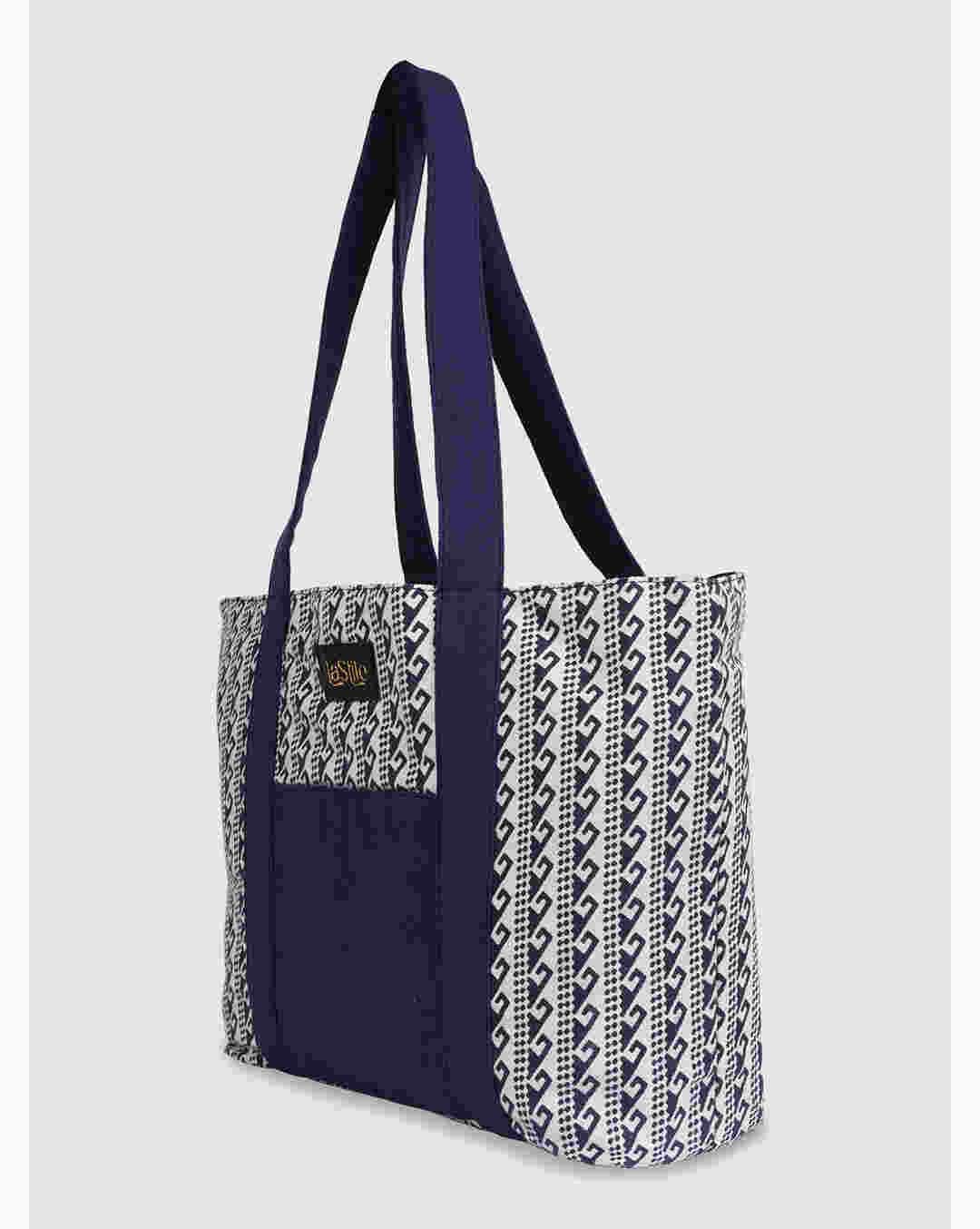 LA STILE Canvas Shoulder Bag