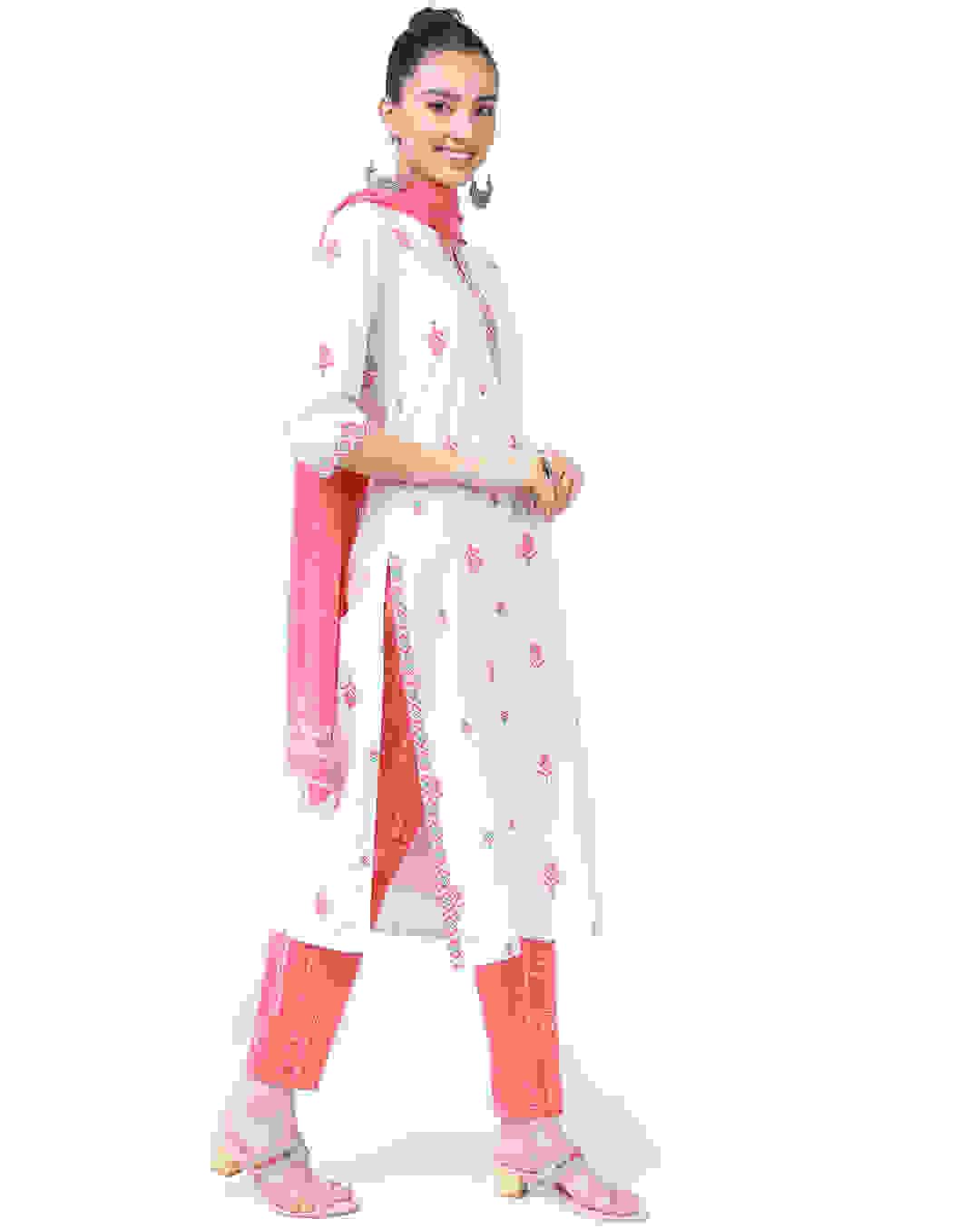 Cotton Printed Ethnic Pants  SuitSet view 4