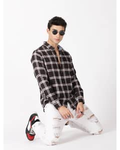 Polyester Checks Casual Shirts view 12