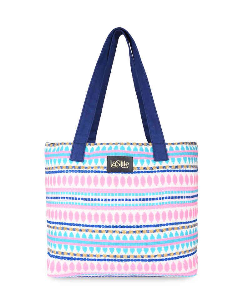 LA STILE Cotton Tote Bag