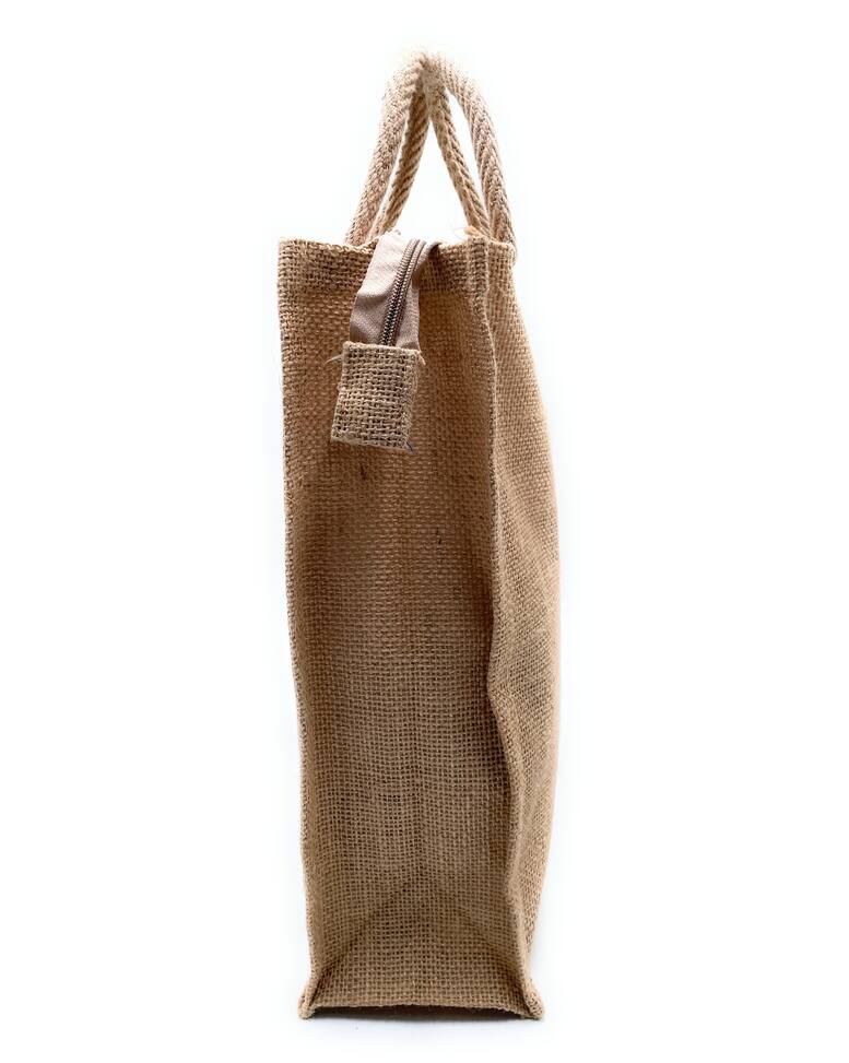 SNT NATIONAL Jute Tote Bag