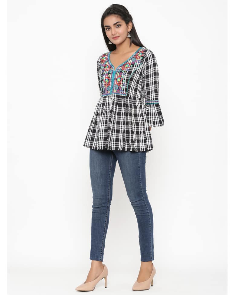 Cotton Embroidered Tunic view 8