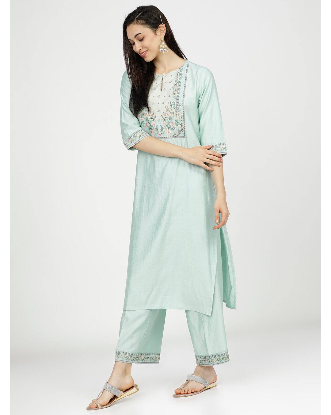 Blended Printed Palazzo SuitSet view 5
