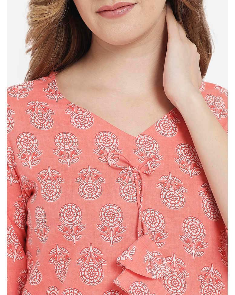 Cotton Floral Pyjamas Set view 11