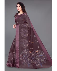 Cotton Printed Regular Saree view 9