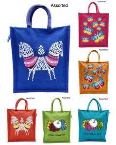 SNT NATIONAL Jute Tote Bag