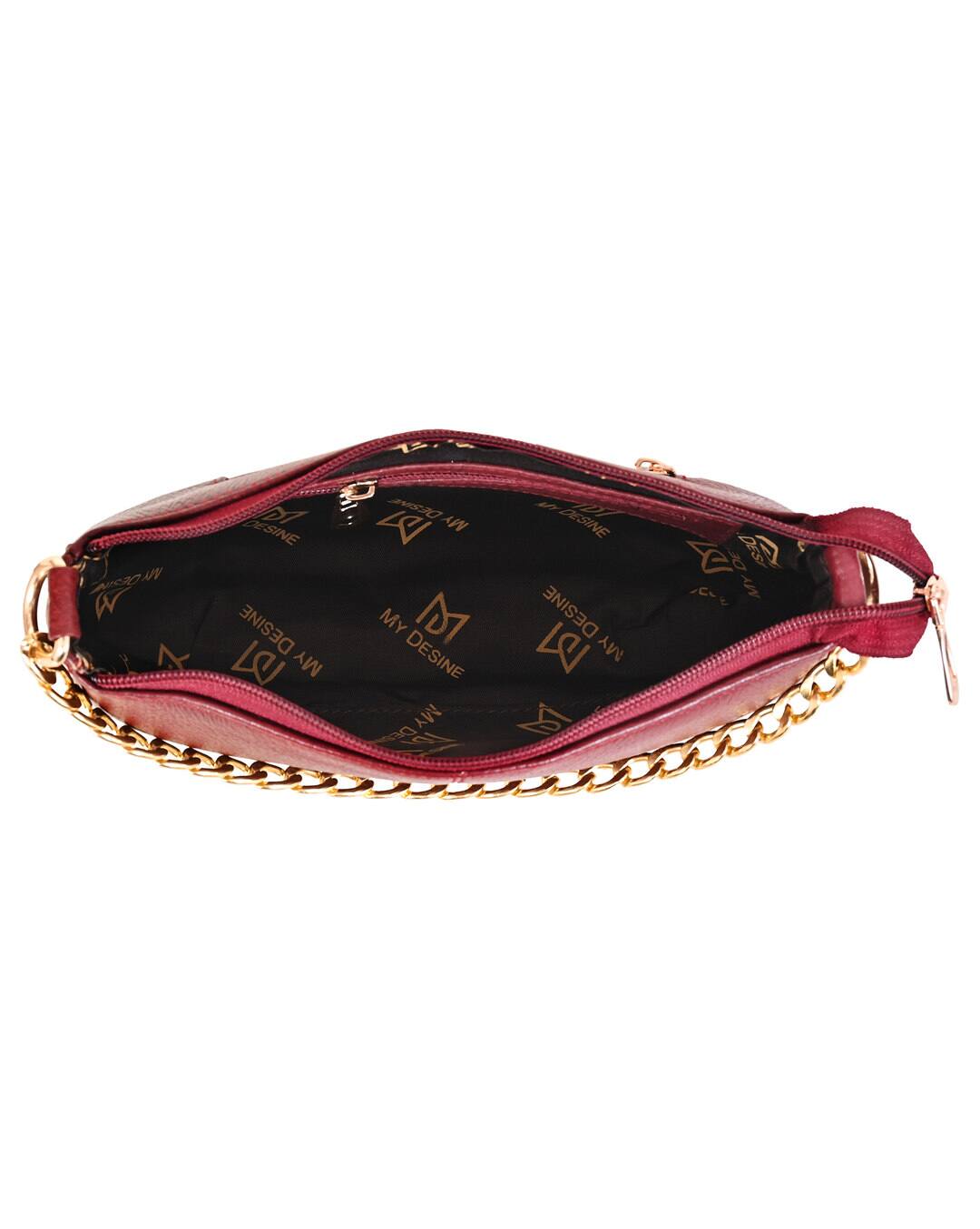RED RIBBON Genuine Leather Sling Bag