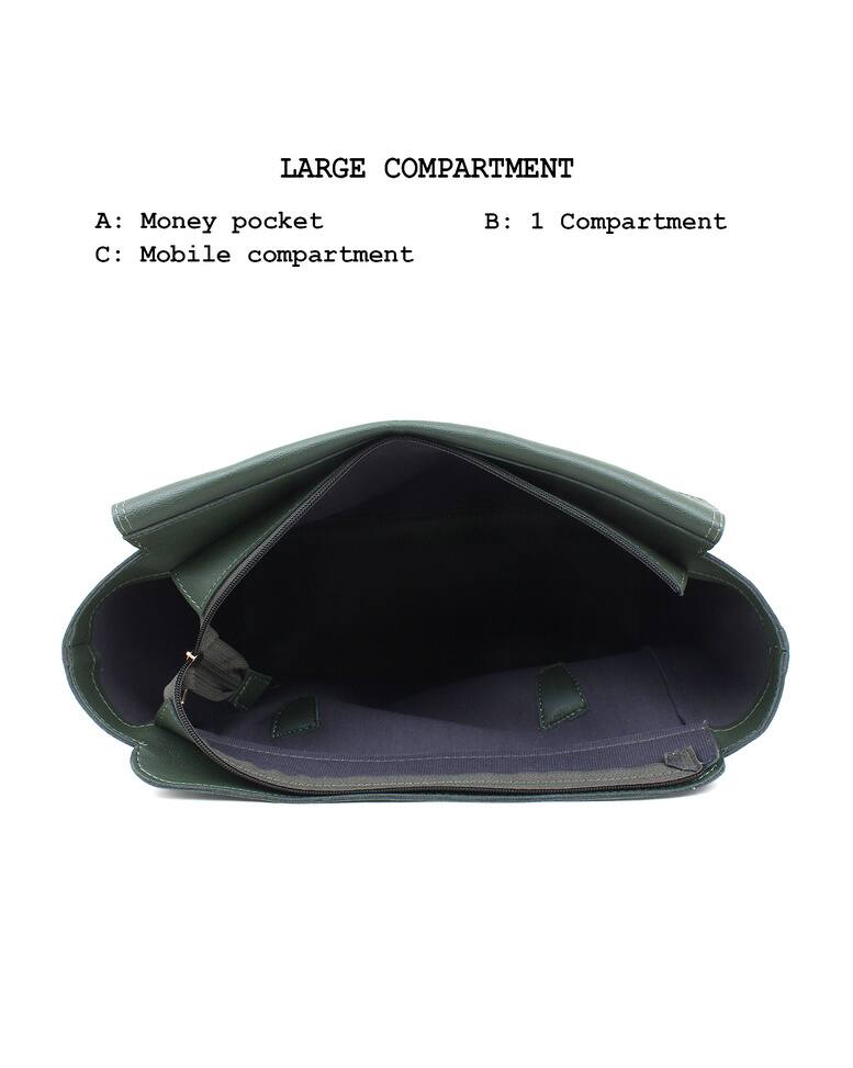 YELLOE Synthetic Handbag