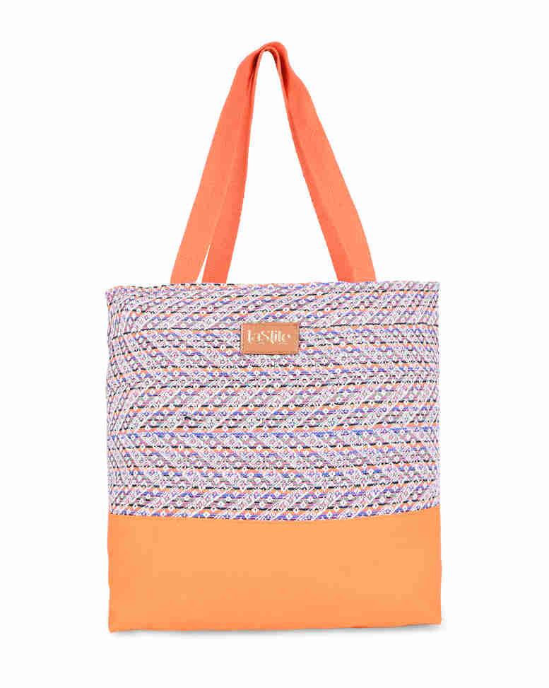 LA STILE Cotton Shoulder Bag