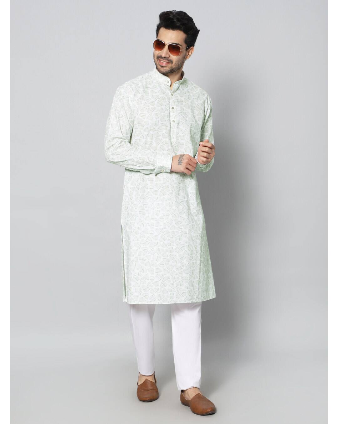 Cotton Printed Regular Kurtas view 10
