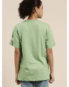 Cotton Typographic Crew-Neck T-shirt view 6