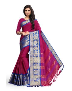 Cotton Embellished Regular Saree view 3