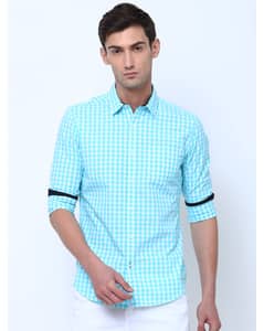 Cotton Checks Shirt view 3